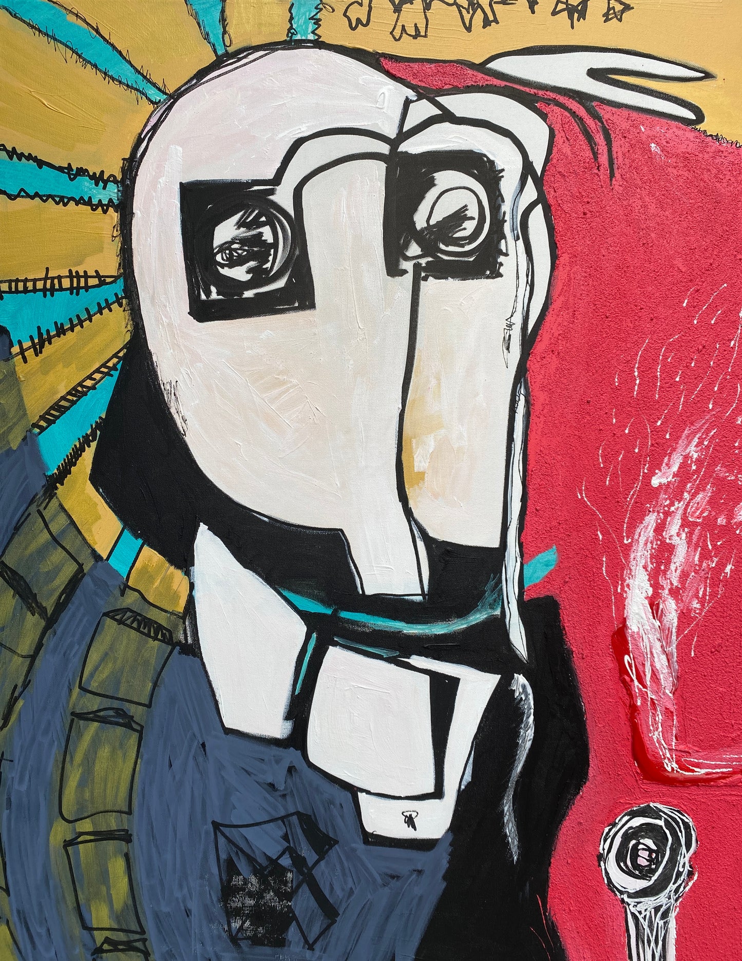 ‘Globe Head’ titled ‘Skull Head’ [1/3]